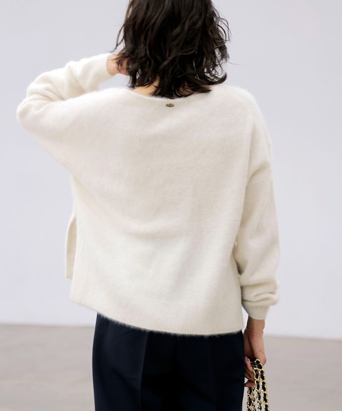 Jines（ジネス） ニット セーター フォックスカシミヤ Vネックプル