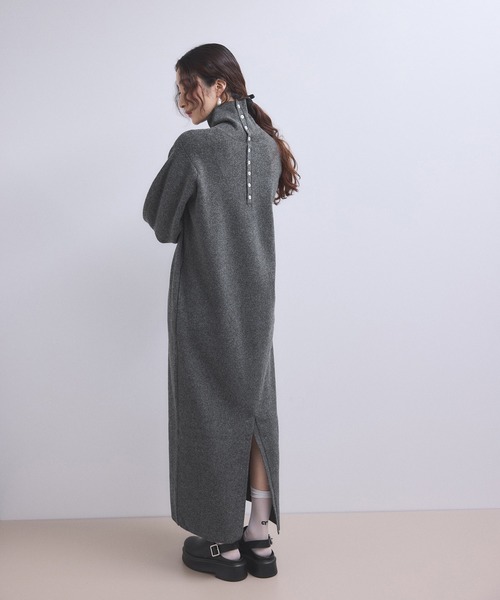 ADAM ET ROPE'（アダムエロペ） ワンピース 「WEB限定」2WAYニットポロ