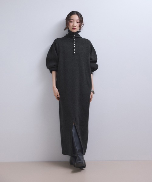 ADAM ET ROPE'（アダムエロペ） ワンピース 「WEB限定」2WAYニットポロ