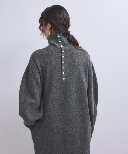 ADAM ET ROPE'（アダムエロペ） ワンピース 「WEB限定」2WAYニットポロ