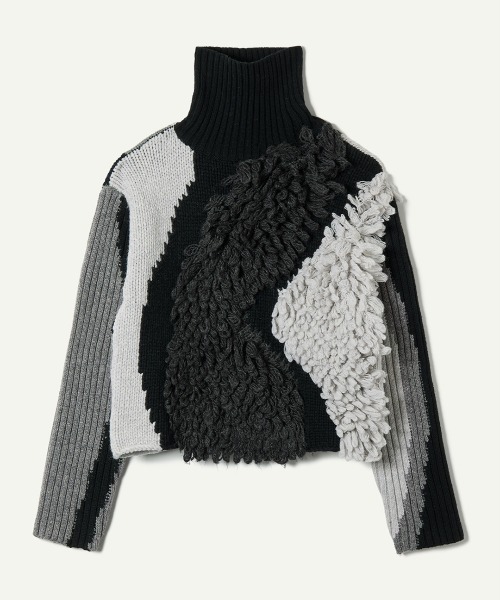 leinwande（ラインヴァンド） ニット セーター Landscape Intarsia