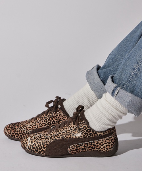 PUMA（プーマ） スニーカー SPEEDCAT WILD WNS レオパード柄 トレッド