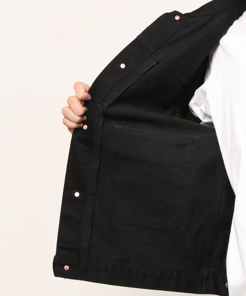 REPLAY（リプレイ） デニムジャケット gジャン ALL BLACKS × ブラック