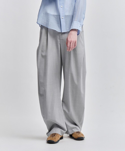 CONZ スラックス カーブレッグトラウザー メンズ : ZOZOTOWN Yahoo!店