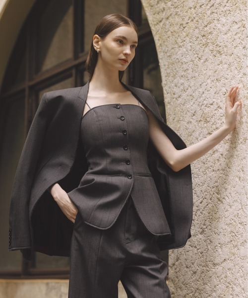 anuans（アニュアンス） ジャケット ノーカラージャケット 「WEB限定