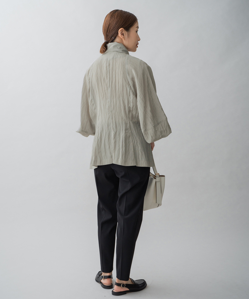 IENA（イエナ） ブラウス シャツ ＆NAVY 2way ボウタイ ブラウス