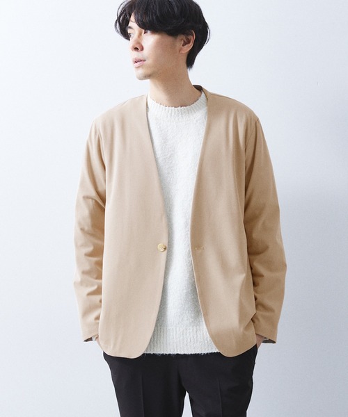 417 EDIFICE（フォーワンセブンエディフィス） ジャケット ノーカラー