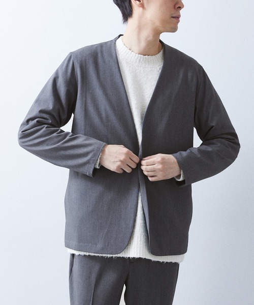 417 EDIFICE（フォーワンセブンエディフィス） ジャケット ノーカラー