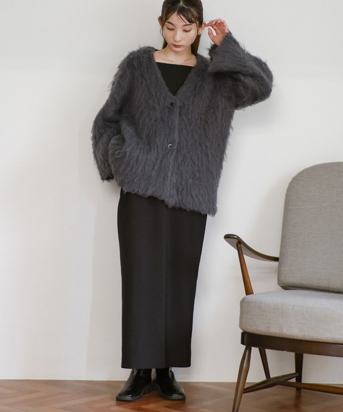 select MOCA（セレクトモカ） カーディガン ロングシャギー