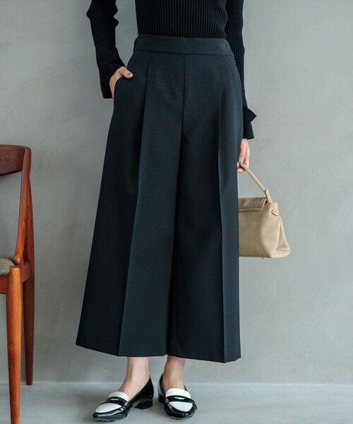 組曲（KUMIKYOKU） パンツ オシャクロス ガウチョパンツ レディース