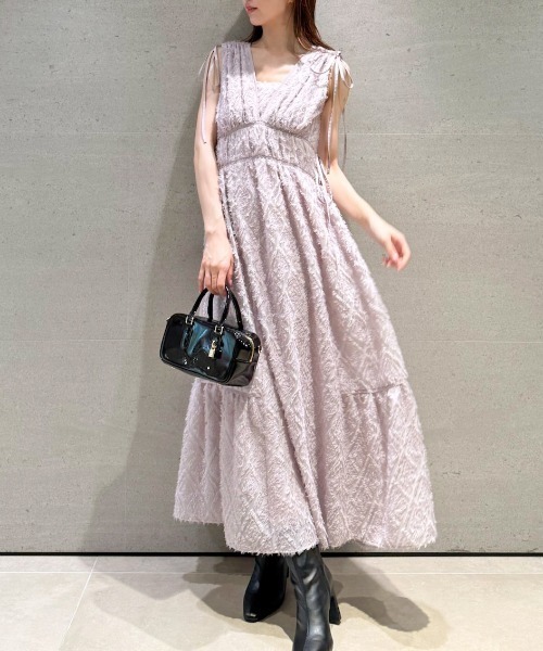 SNIDEL（スナイデル） ワンピース 「00サイズあり」ジャガードドロスト