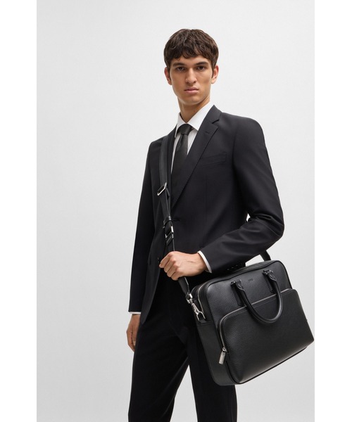 BOSS（HUGO BOSS） ビジネスバッグ イタリアングレインレザー