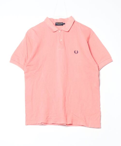FRED PERRY（フレッドペリー） 半袖ポロシャツ L ピンク メンズ