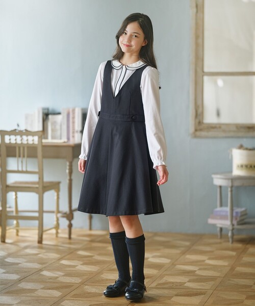 組曲（KUMIKYOKU） スカート 「150-170cm」KUMIKYOKU NAVY ジャンパー