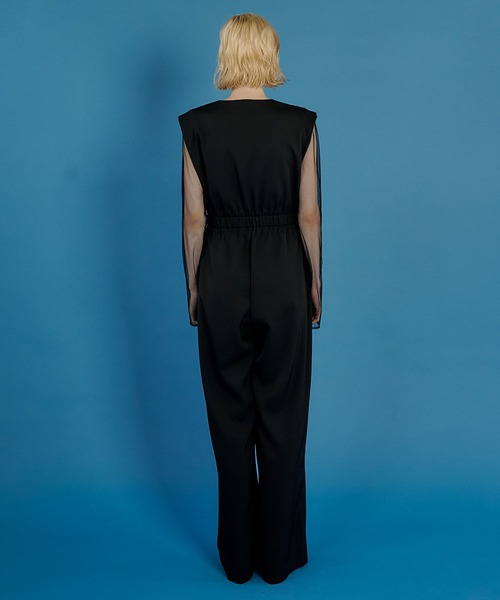 et.UNiVER パンツドレス Standout collar all-in-pants : ZOZOTOWN