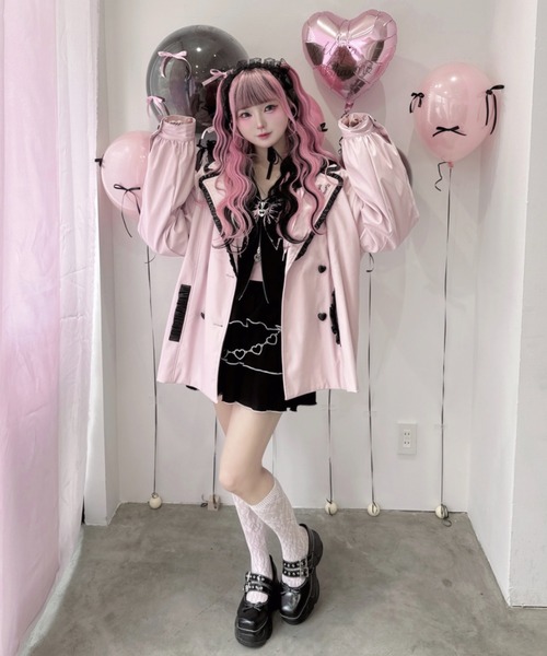 Magia Charm（マギアチャーム） レザージャケット ライダース 配色