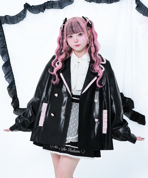 Magia Charm（マギアチャーム） レザージャケット ライダース 配色