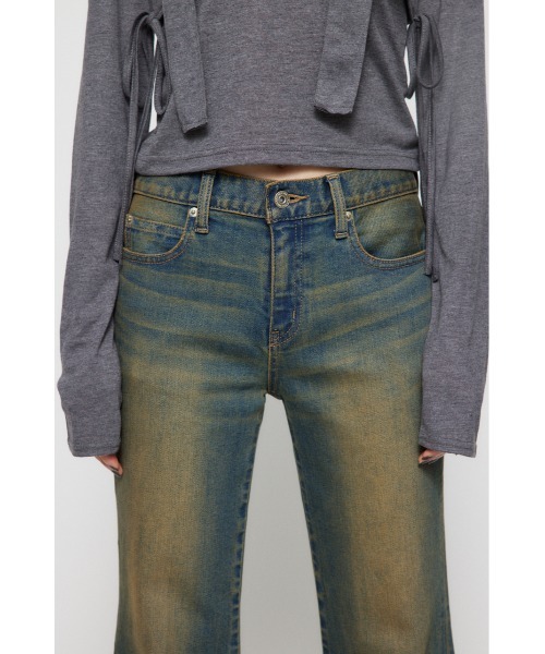 LAGUA GEM（ラグアジェム） ジーンズ デニム デニムパンツ FAUX FUR