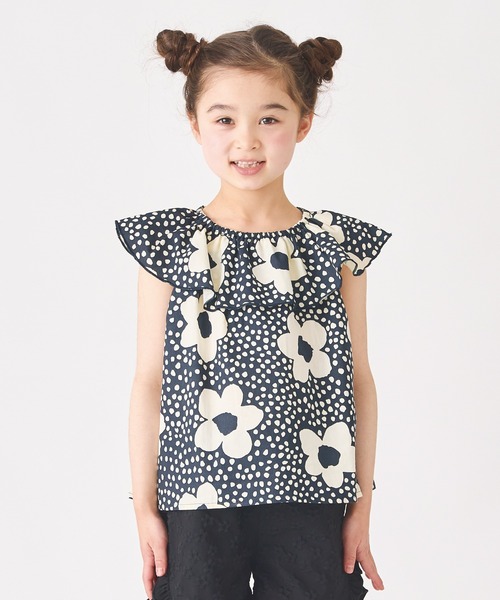 ever closet（エバークローゼット） チュニック 花柄 ノースリーブ