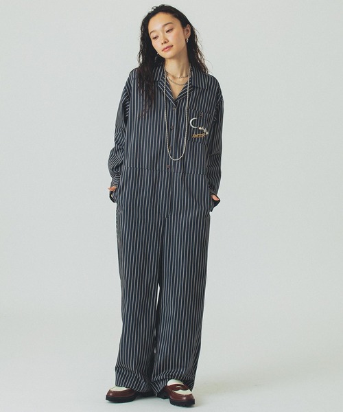 ROSE BUD（ローズバッド） オールインワン STRIPE COMBINAISON