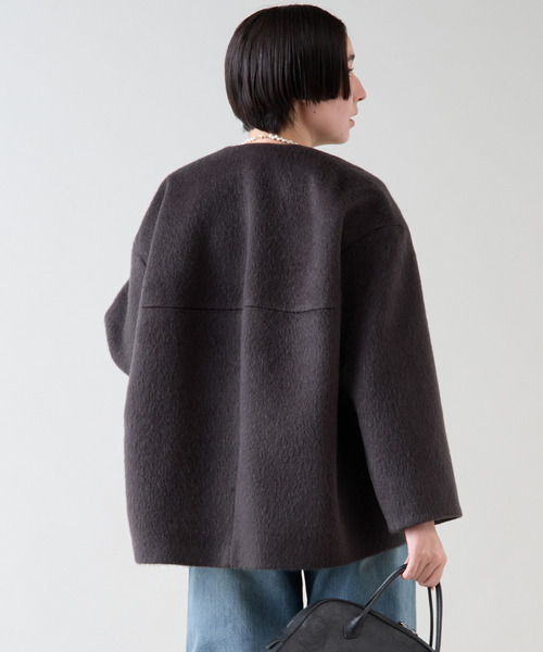 martinique（マルティニーク） ノーカラーコート コート ノーカラー