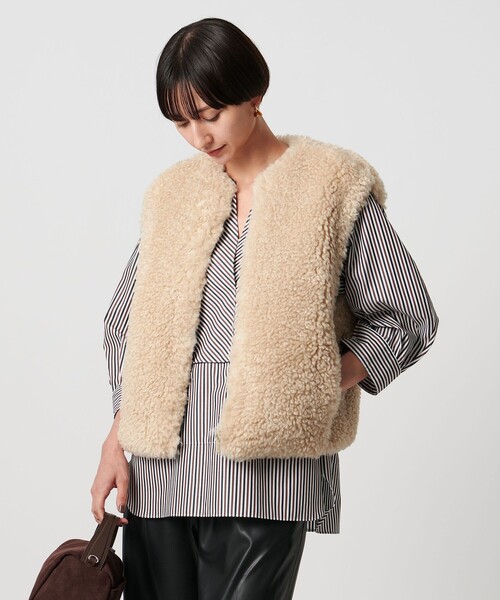 UNITED ARROWS（ユナイテッドアローズ） ベスト ジレ ファーライク