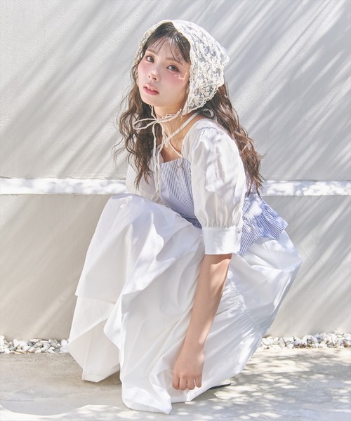 REDYAZEL（レディアゼル） ワンピース ストライプビスチェドッキング