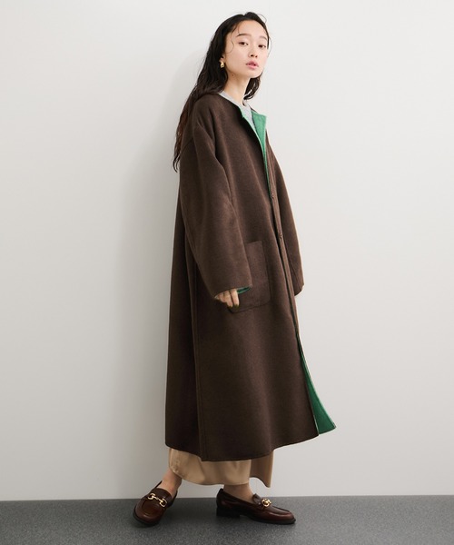 LE CERCLE par rope' コート アウター ダブルフェイスリバーシブル