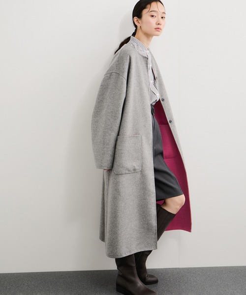 LE CERCLE par rope' コート アウター ダブルフェイスリバーシブル