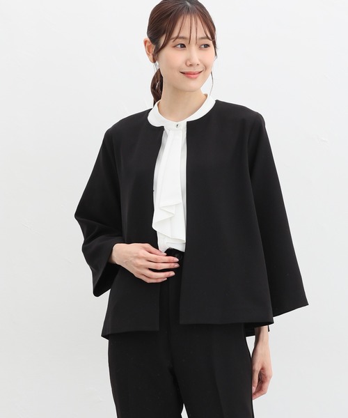 Honeys（ハニーズ） ジャケット ノーカラージャケット 「ストレッチ