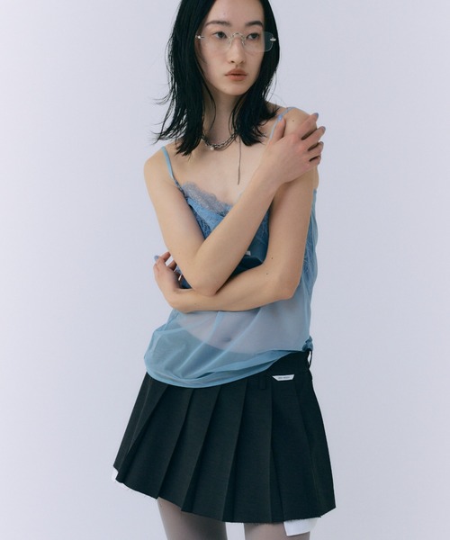 JOSE MOON（ジョゼムーン） スカート DOUBLEWAIST PLEATS MINISKIRT