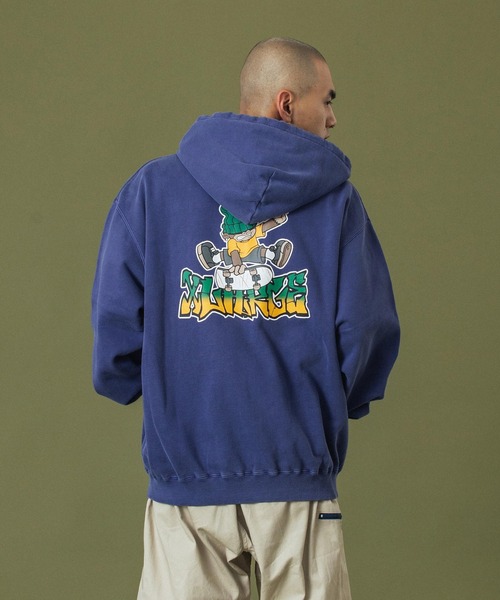 XLARGE（エクストラ ラージ） パーカー PIGMENTDYE INDY GRAB ZIP