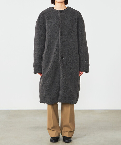 GYMPHLEX（ジムフレックス） ノーカラーコート コート | ライトボア