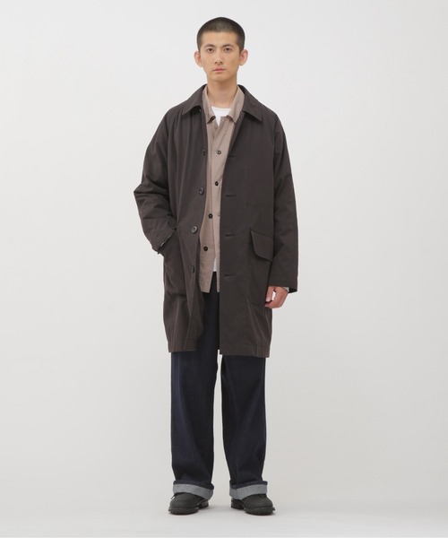 MHL.（エムエイチエル） ステンカラーコート コート WORN COTTON NYLON