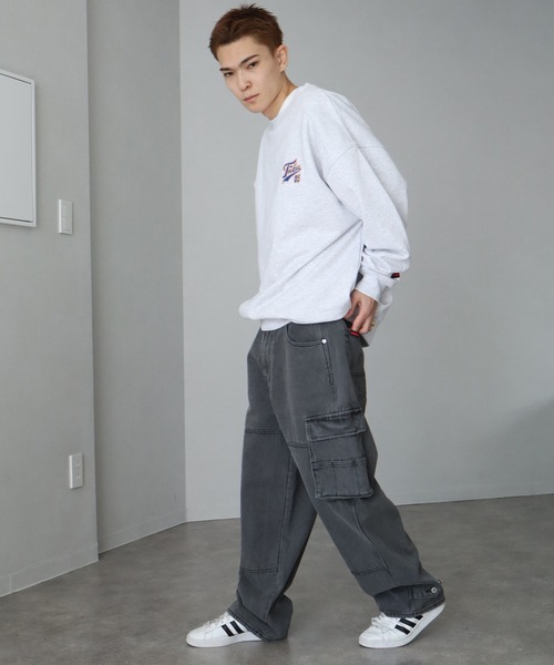 FUBU（フブ） カーゴパンツ 「FUBU/フブ」Denim Cargo Pants/ワイド