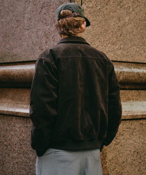 Regen Glanz ブルゾン アウター synthetic suede zip blouson