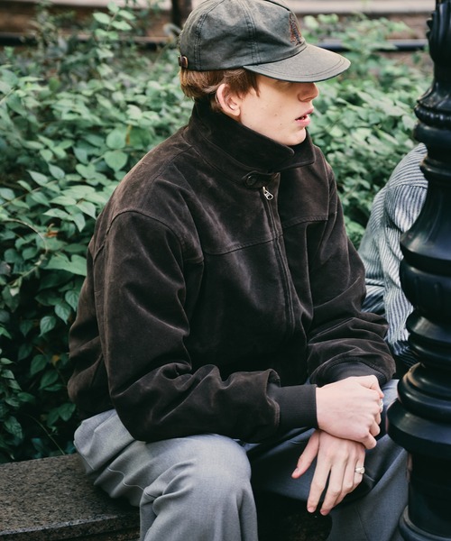 Regen Glanz ブルゾン アウター synthetic suede zip blouson