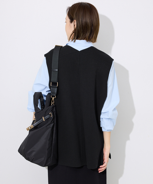 SLOBE IENA（スローブイエナ） ベスト ジレ ダブルフェイスコットン