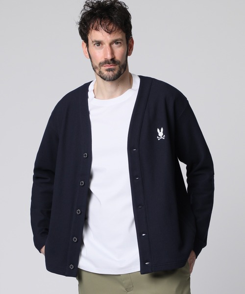 Psycho Bunny（サイコバニー） カーディガン ハニカムワッフル