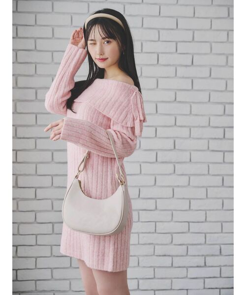 dazzlin（ダズリン） ワンピース 「ZOZOTOWN限定」リボンオフショル