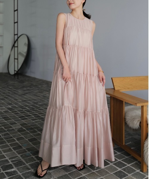 anuans（アニュアンス） ワンピース テンセルリッチオーガンティアード