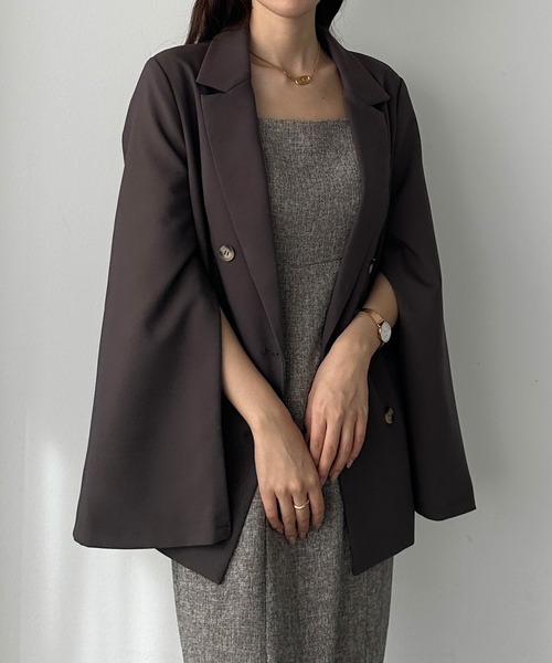 Louere（ルエレ） ジャケット テーラードジャケット 2wayスリット