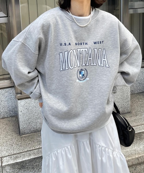 トレーナー スウェット ヴィンテージカレッジスウェット レディース