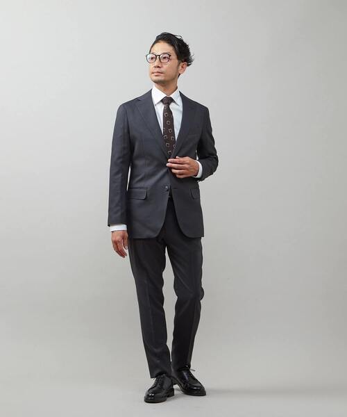 MEN'S MELROSE セットアップ ピンストライプ/ウォッシャブルスーツ