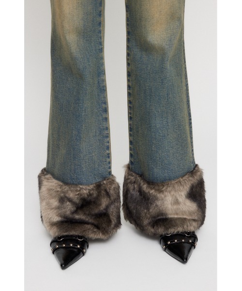 LAGUA GEM（ラグアジェム） ジーンズ デニム デニムパンツ FAUX FUR