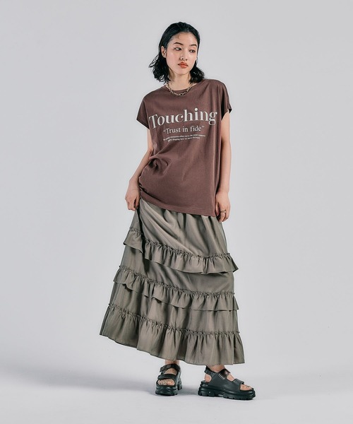 LEPSIM（レプシィム） スカート フリルティアードスカート 495896