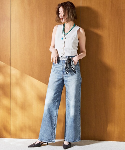 SOMETHING（サムシング） ジーンズ デニム デニムパンツ LISA