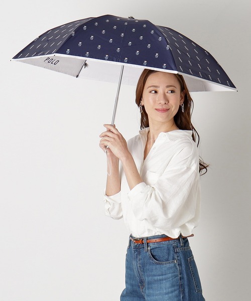 POLO RALPH LAUREN（ポロ・ラルフローレン） 折りたたみ傘 遮光 晴雨