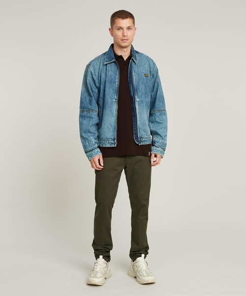 G-STAR RAW デニムジャケット gジャン COACH LONG POCKET JACKET