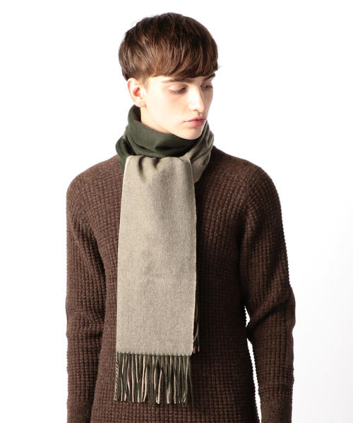 TOMORROWLAND（トゥモローランド） マフラー カシミヤ パネルマフラー